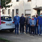 Autoridades participantes en la recepción de la obra. DL