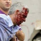 El maquinista del tren, Francisco José Garzón, en el momento del accidente.