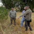 Macías, Cabañas y González, sobre la zona donde trabajarán el lunes