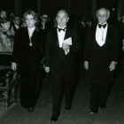 Valentín García Yebra en su ingreso como académico de la RAE en 1984, donde ocupó el sillón ‘n’. DL