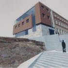 Una recreación virtual del aspecto que presentaría el futuro cuartel de la Policía Local visto desde
