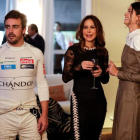 El piloto español Fernando Alonso, en un acto promocional en Brasil. SEBASTIÃO MOREIRA