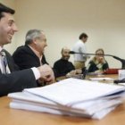 El portavoz del equipo de gobierno, Jaime González, y el diputado de Presidencia, Cipriano Martínez,