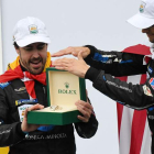 Fernando Alonso lideró al equipo Wayne Taylor Racing en las 24 Horas de Daytona. GERARDO MORA