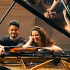 Susana Feito, violín y Lázaro Fernández, piano, son los protagonistas hoy en Eutherpe. DL