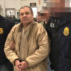 El Chapo Guzmán, siendo trasladado a EEUU