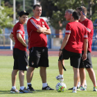 Manolo Díaz realizó una valoración positiva de la pretemporada una vez concluída la misma.