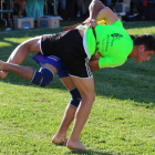 Manu González, la más guapa cadrilada (y mediana) de Susarón, juvenil de los buenos en sénior, en la final que le dio el título a Ibán. A. B.