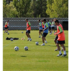 Jito participó ayer junto a sus compañeros en el entreno.