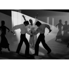 Fotograma de ‘Gades, entre paso y paso’ recreando ‘Bodas de sangre’ (1981), con Juan Antonio Jiménez, Cristina Hoyos, el ballet y Carlos Saura. WWW.ALAYSTUDIO.COM