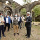 Viisita Alfonso fernandez Mañueco al Monasterio de Montes de Valdueza foto Luis de la Mata