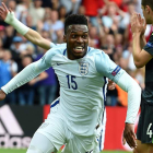 Sturridge celebra el gol que le dio la victoria a Inglaterra frente a Gales. ANDY RAIN