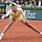 Muguruza durante la final.