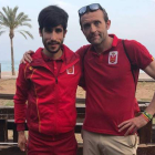 Pablo Villa y José Enrique Villacorta, representación leonesa en el Mundial. DL