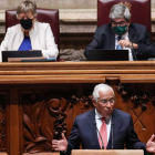 El primer ministro Antonio Costa en el parlamento luso. MARIO COSTA