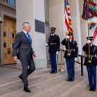 El secretario de Defensa estadounidense, James Mattis, en el Pentágono. ERIK S. LESSER