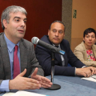 Javier Blanco y Alfonso Arias, en primer término.