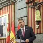 El alcalde Javier Lacalle tiene dificultades tras la no aprobación de los presupuestos. SANTI OTERO