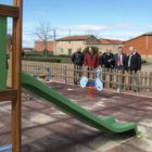 El subdelegado y la corporación municipal visitaron el parque de Valcabado.