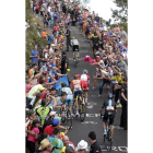 El alto de la Camperona se estrenaba en el año 2014 como final de etapa de la Vuelta Ciclista a España