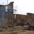 El torreón y el resto del edificio presentaban el pasado viernes el aspecto que muestra la imagen