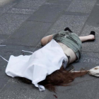 Uuna de las víctimas del coche que ha atropellado a los transeúntes en Times Square