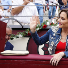 Isabel Díaz Ayuso el Dos de Mayo en la corrida de toros de Las Ventas. BORJA SÁNCHEZ-TRILLO