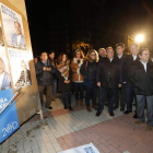 Pegada de carteles del PP
