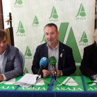 García, Dujo y Turrado repasaron la situación del campo.