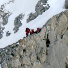 Los montañeros se atascaron en el pico Torre de Friero.