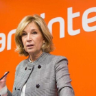 Maria Dolores Dancausa en la presentación de resultados 2015 de Bankinter, hace unos meses.