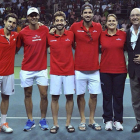 El equipo español de Copa Davis que derrotó a India. VIDAL
