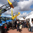 Los modernos tractores volverán a ser un año más uno de los atractivos de la Feria Multisectorial de Febrero de Valencia de Don Juan que comienza hoy.