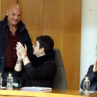 Juan Carlos González se despidió de la Corporación al inicio del Pleno, tras dimitir. MARCIANO PÉREZ