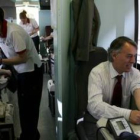 Gobierno durante una donación de sangre