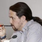 El líder de Podemos, Pablo Iglesias, en una imagen del pasado mes de julio. KIKO HUESCA