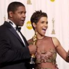 Denzel Washington y Halle Berry, en la última edición de los Oscar