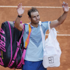 Rafa Nadal llega con dudas a su cita en Roland Garros. JUANJO MARTÍN