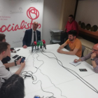 El candidato del PSOE a la Alcaldía de León, José Antonio Diez
