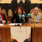 Mercedes González Rojo, Victorina Alonso y Martín Martínez presentaron los actos.