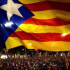 Una de las últimas manifestaciones en Barcelona. ALBERTO ESTÉVEZ