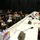 Participantes en las jornadas sobre violencia sexual que se celebró ayer en el Musac.