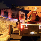 Uno de los últimos incendios que devastó una vivienda de San Andrés del Rabanedo. MARCIANO PÉREZ