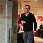 Eduardo Madina era el responsable de la ponencia marco junto a José Carlos Díez. ÁNGEL DÍAZ