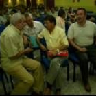 Los abanderados del sector crítico del PSOE ponferradino durante la última asamblea