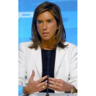 Ana Mato, durante la rueda de prensa que ofreció ayer