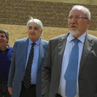 El presidente de la CHD, ayer, en la inauguración de las obras del río Carrión.