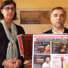 La concejala de Cultura, Carmen de la Torre, y el alcalde, José Miguel Palazuelo.