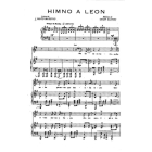 Partitura del Himno de León.