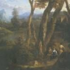 Una de las pinturas que se puede ver en la exposición de Botines